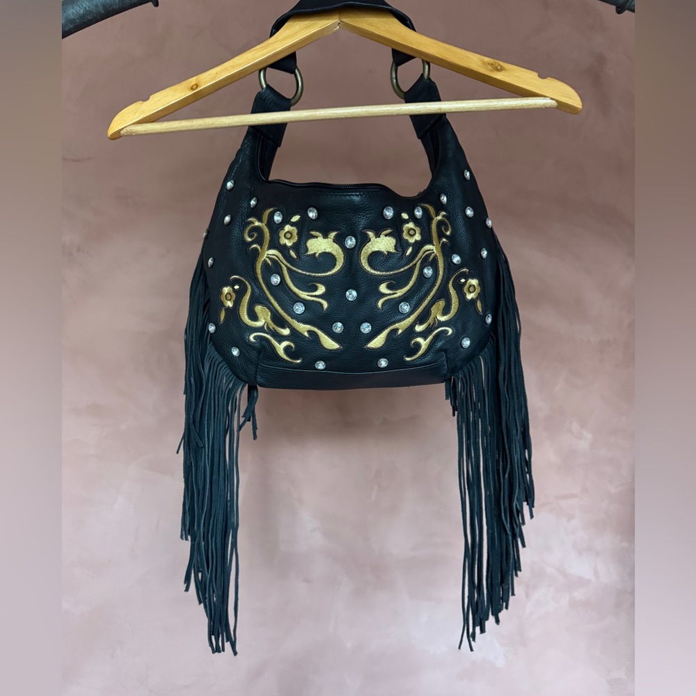 Carlos Falchi fringe bag - Picture 3 of 5